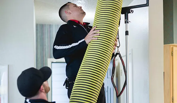 Warehouse duct cleaning service in Denton, MD to remove dust buildup and maintain air quality in large facilities.